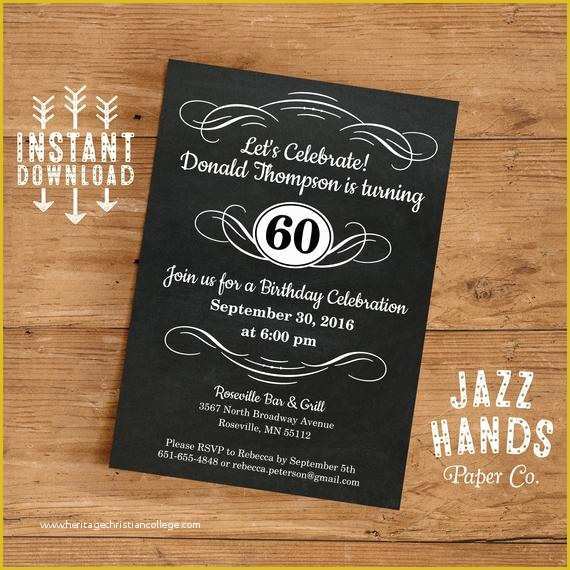 40th Invitations Free Templates Of Vintage Adult Birthday Invitation Template