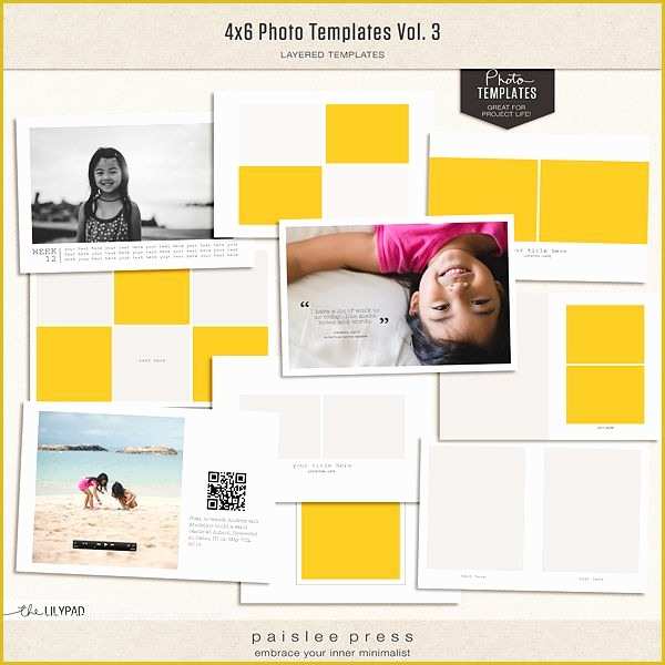 4x6 Photo Collage Template Free Of 28 Best Images About 8x8 Album On Pinterest