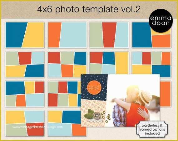 4x6 Photo Collage Template Free Of 4x6 Card Template 4x6 Storyboard Template Book