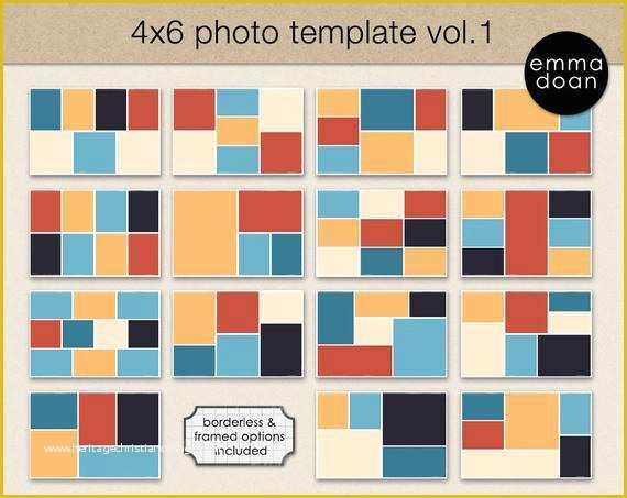 4x6 Photo Collage Template Free Of 4x6 Card Template 4x6 Storyboard Template