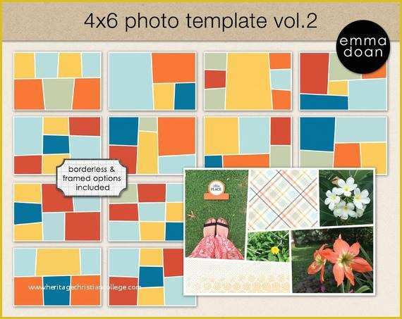 4x6 Photo Collage Template Free Of 4x6 Card Template 4x6 Storyboard Template