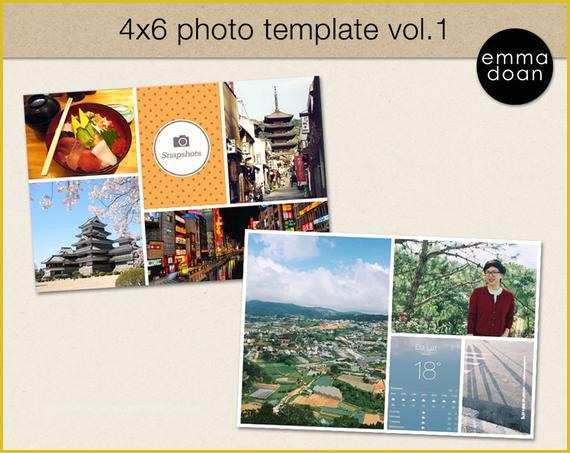 4x6 Photo Collage Template Free Of 4x6 Card Template 4x6 Storyboard Template