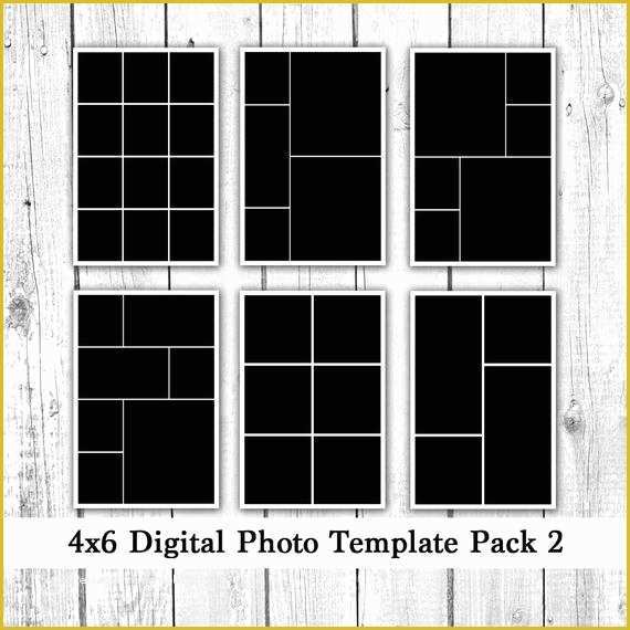 4x6 Photo Collage Template Free Of 4x6 Mini Shop Collage Templates Download