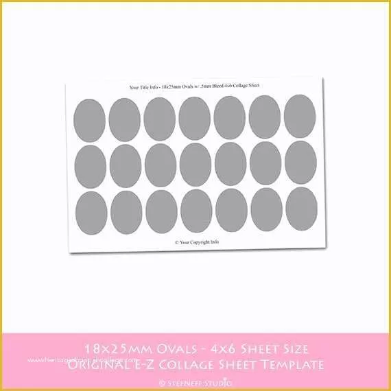 4x6 Photo Collage Template Free Of Instant Download Make Your Own Collage Sheets by