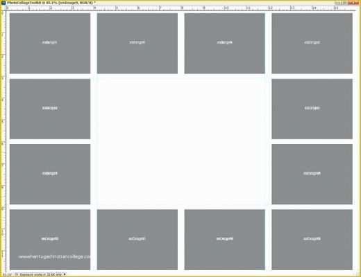 4×6 Photo Collage Template Free Of Template for A Collage Collage ...