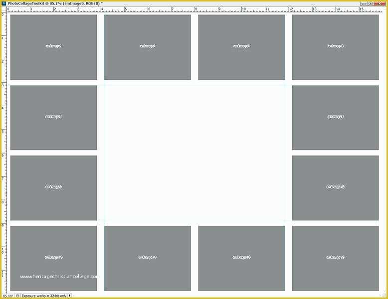 4x6 Photo Collage Template Free Of Template for A Collage Collage Layout Template