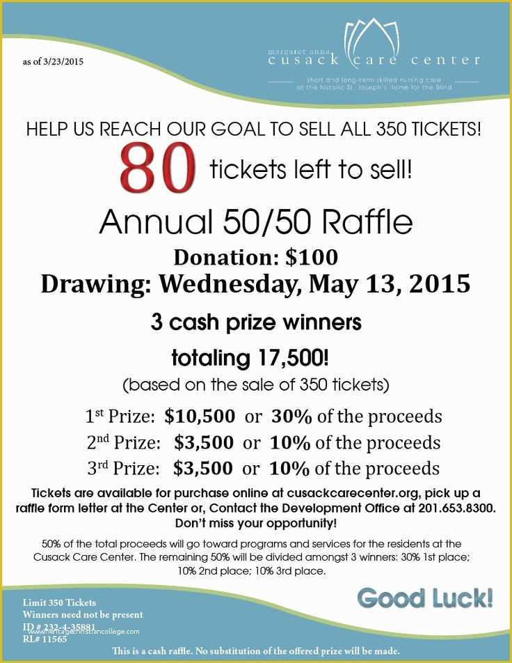 50 50 Raffle Flyer Template Free Of We Re Counting Down to the Drawing In Our Annual 50 50
