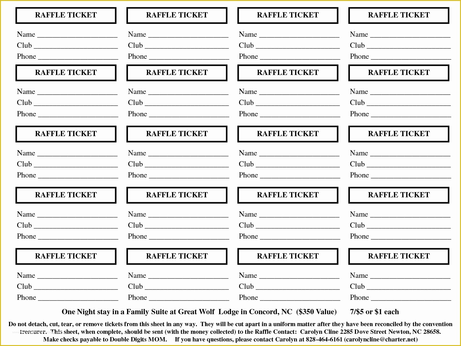 50 50 Raffle Ticket Template Free Of 11 Free Printable Raffle Ticket Template