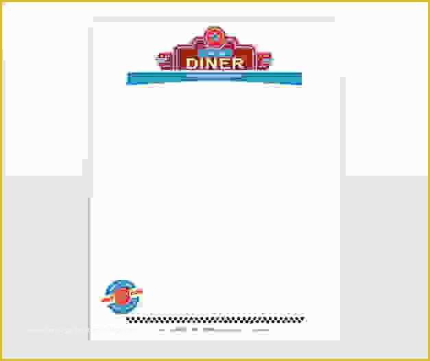 50s Diner Menu Templates Free Download Of 50s Style Diner Menu Template Templates Resume
