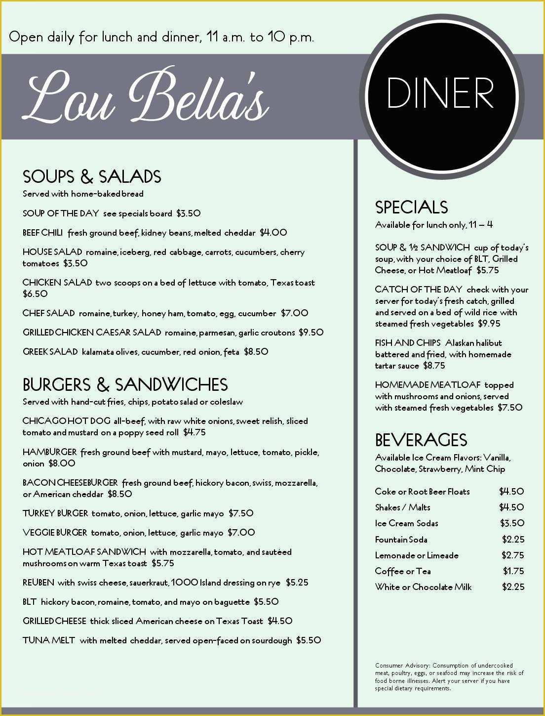 50s Diner Menu Templates Free Download Of Cancel Save