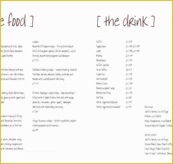 50s Diner Menu Templates Free Download Of Free Menu Templates Download Download Free Menu Template