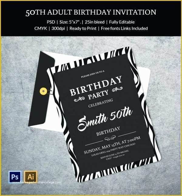 50th Birthday Invitation Templates Word Free Of 50th Birthday Invitation Template Word – Onairprojectfo