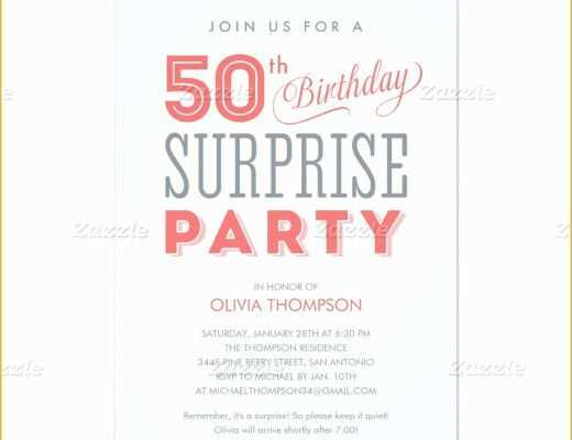 50th Birthday Invitation Templates Word Free Of 50th Birthday Invitations for Women