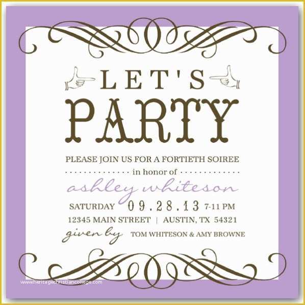 50th Birthday Invitation Templates Word Free Of 50th Birthday Party Invitation Wording – Bagvania Free