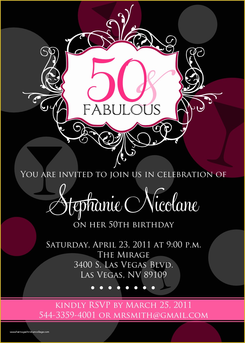 50th Birthday Invitation Templates Word Free Of Free Printable 50th Birthday Invitations for Women