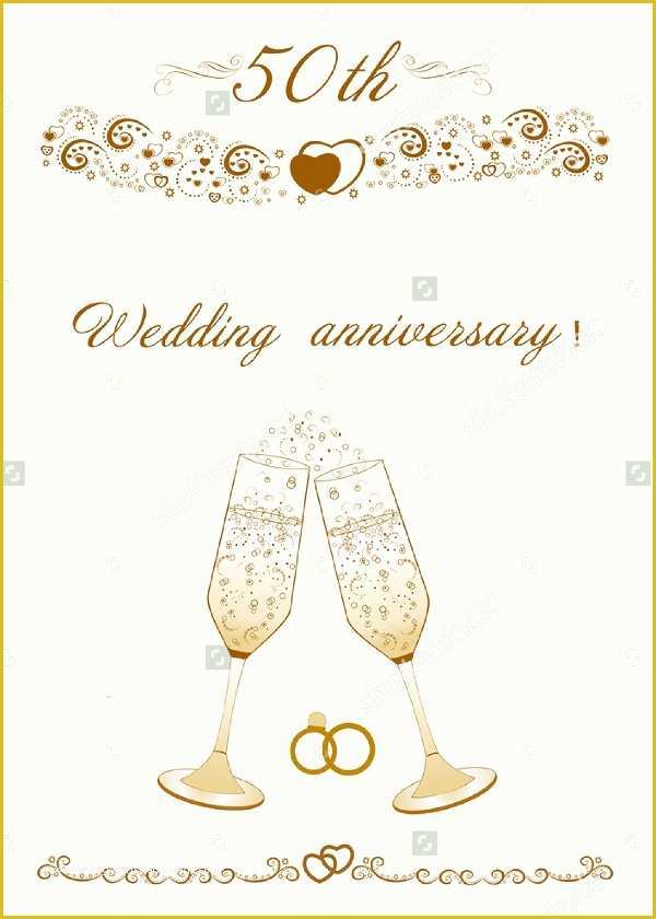 50th Wedding Anniversary Invitations Free Templates Of 25 Wedding Invitation Templates Psd Eps Png Word