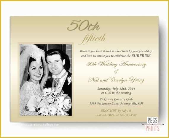 50th Wedding Anniversary Invitations Free Templates Of Surprise Wedding Anniversary Invitation Surprise 50th