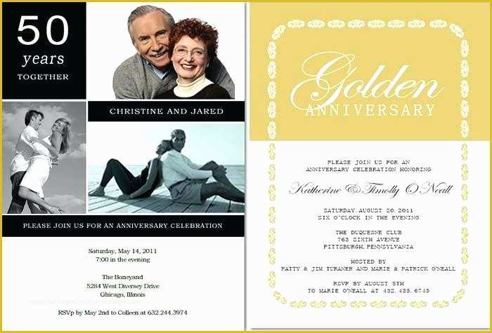 50th Wedding Anniversary Invitations Templates Free Download Of 50th Anniversary Invitations 50 Cheap Invitation
