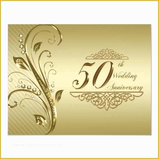 50th Wedding Anniversary Invitations Templates Free Download Of 50th Wedding Anniversary Invitation Card