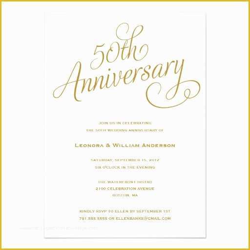 50th Wedding Anniversary Invitations Templates Free Download Of 50th Wedding Anniversary Invitation Superdazzle Custom