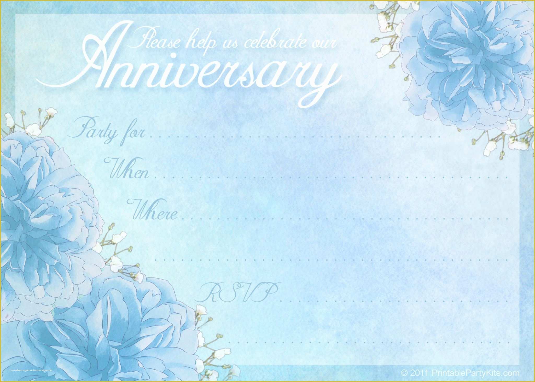 50th Wedding Anniversary Invitations Templates Free Download Of Free Anniversary Backgrounds