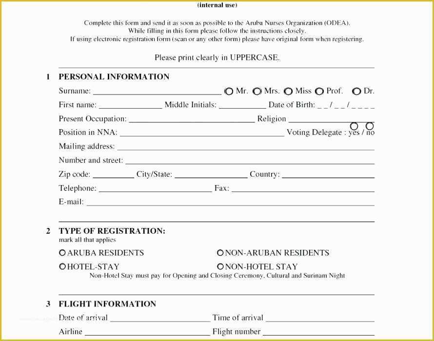 5k Registration form Template Free Of 5k Registration Template Race Registration form Template