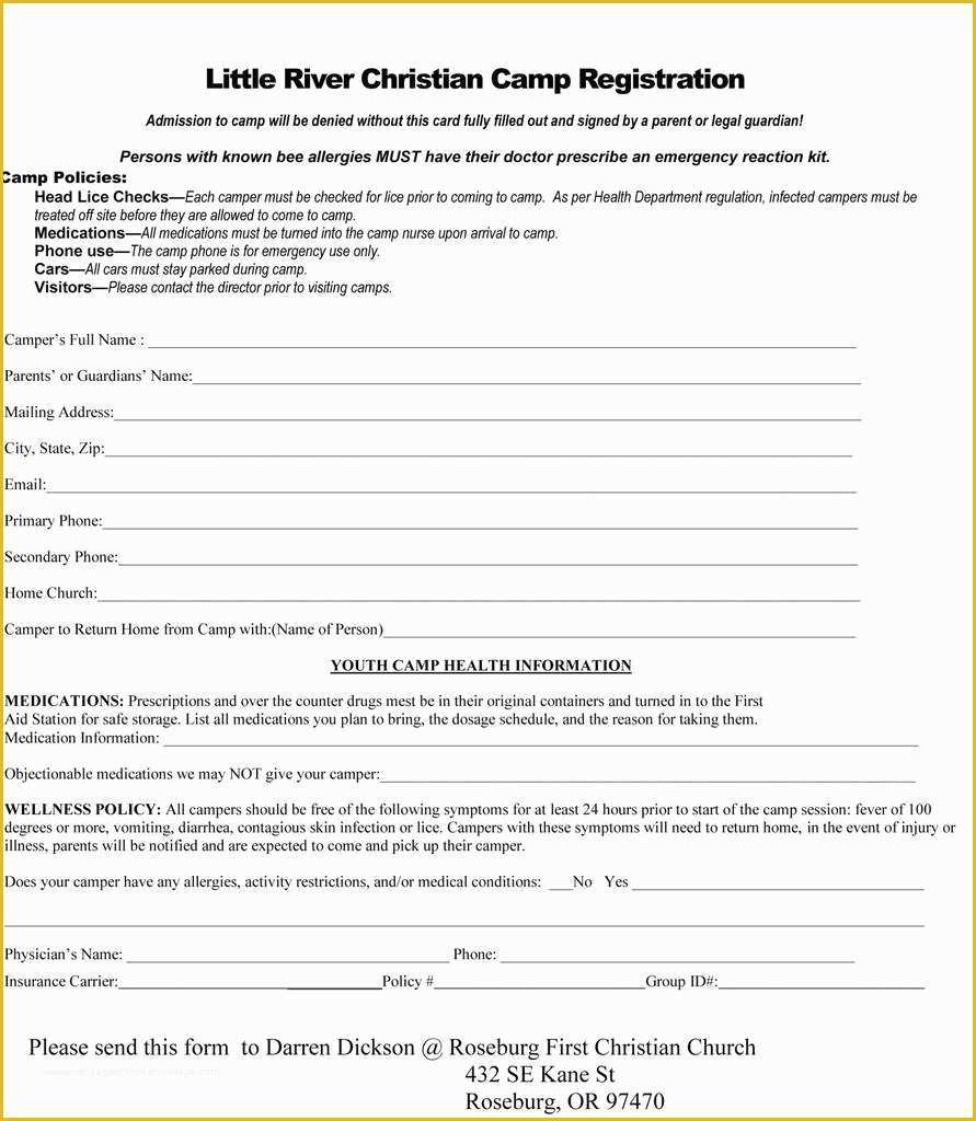 5k Registration form Template Free Of Free 5k Registration form Template Beautiful Vbs