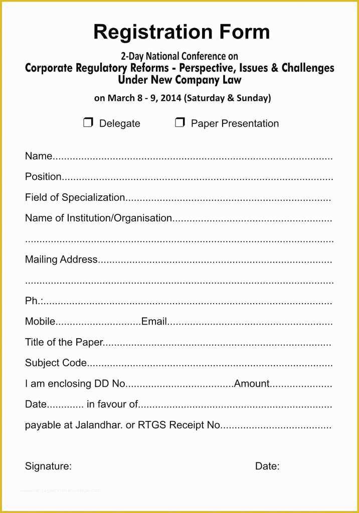 5k Registration Form Template Free Of Fresh Free 5k Registration Form