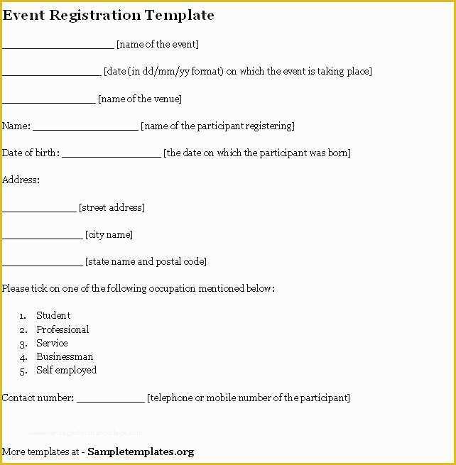 5k Registration form Template Free Of Registration forms Template Free Useful 5k Registration