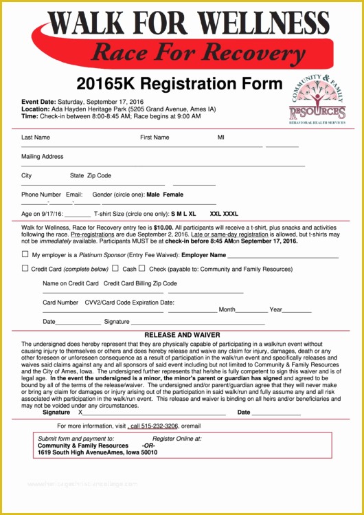 5k Registration form Template Free Of top 22 5k Registration form Templates Free to In