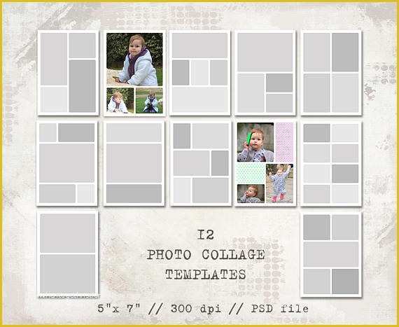 5x7 Collage Template Free Of 12 Storyboard Templates 5x7 Collage Templates Layered