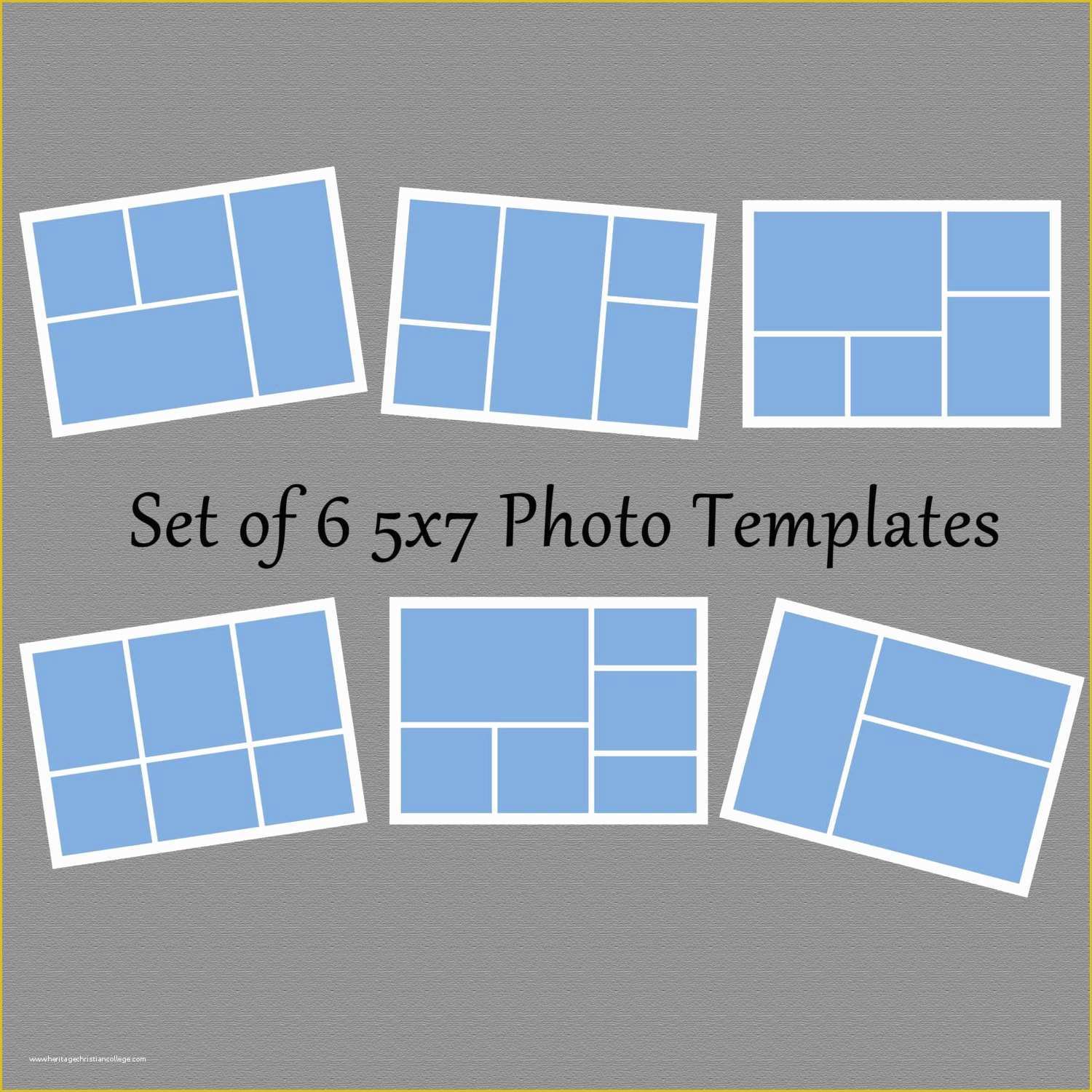 5x7 Collage Template Free Of 5x7 Template Collage Story Board Layered Psd Files Set