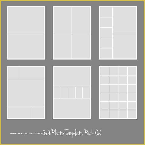 5x7 Collage Template Free Of 5x7 Template Pack Collage Graphers Storyboard