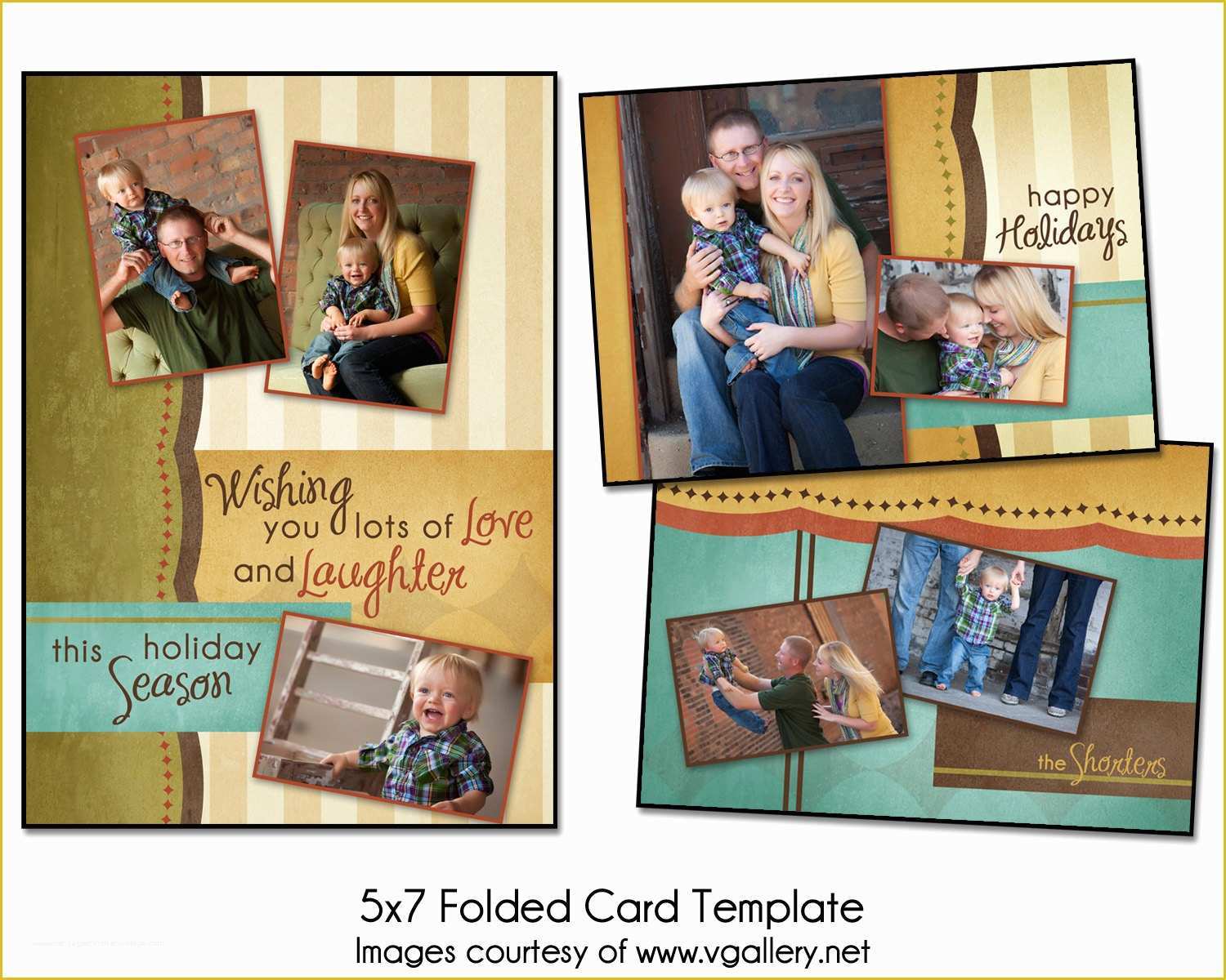 5x7 Collage Template Free Of Christmas Card Template Playful Collage 5x7 by Katieanndesigns
