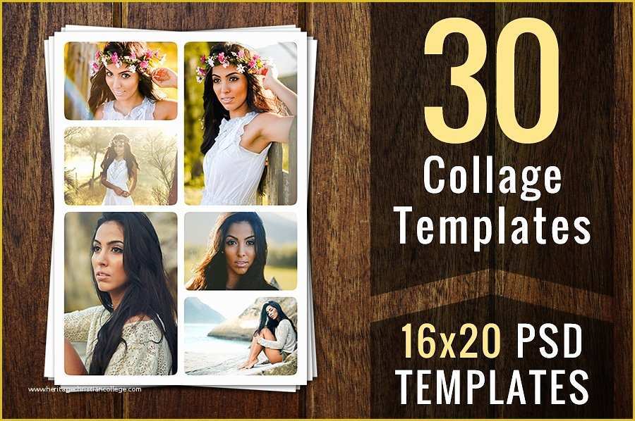 5x7 Collage Template Free Of Collage Templates Psd Template Card Templates