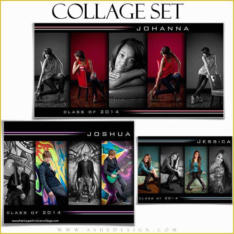 5x7 Collage Template Free Of Senior Collage Set 5x7 10x20 11x14