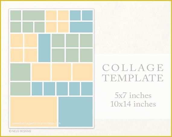 5x7 Collage Template Free Of Template Collage 5x7 10x14 Storyboard Template