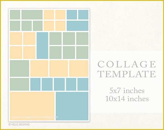 5x7 Collage Template Free Of Template Collage 5x7 10x14 Storyboard Template