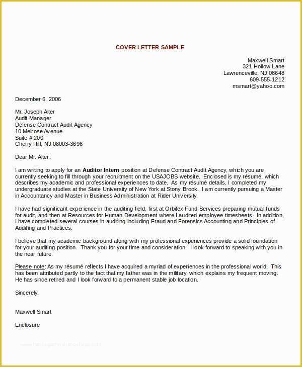 609 Letter Template Free Of Cover Letter Template 17 Free Word Pdf Documents