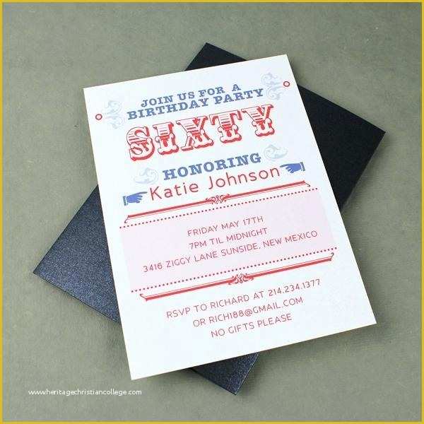 49 60th Birthday Party Invitation Templates Free Download