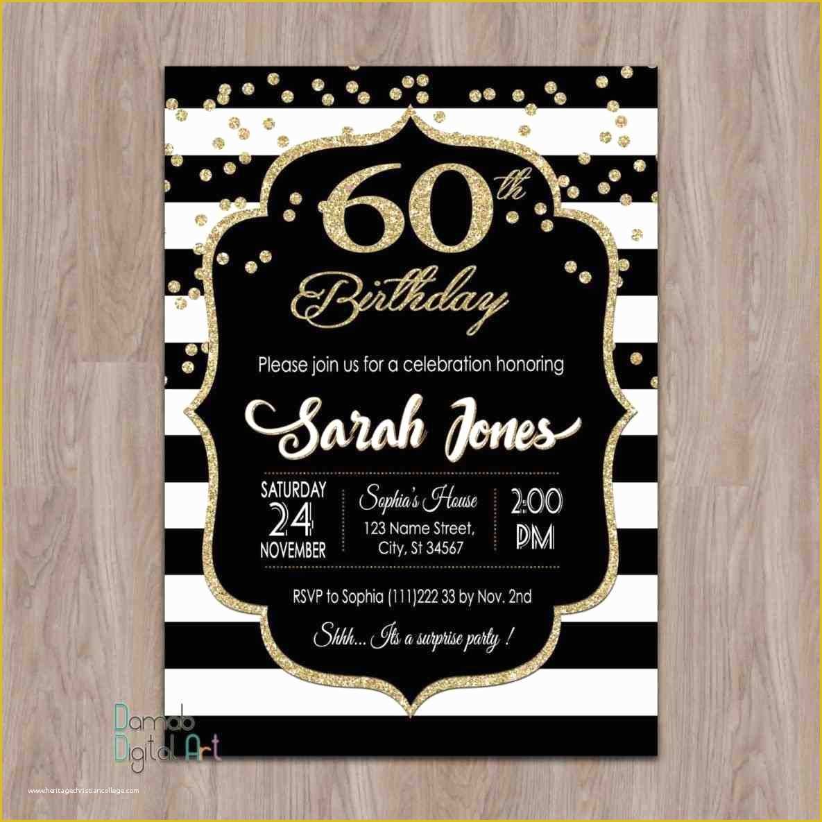 60th Birthday Party Invitation Templates Free Download Of Full Size Of Design 30th Birthday Invitation Template