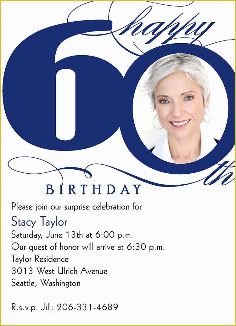 60th Birthday Party Invitation Templates Free Download Of Milestone 60th Birthday Invitations by Brookhollow