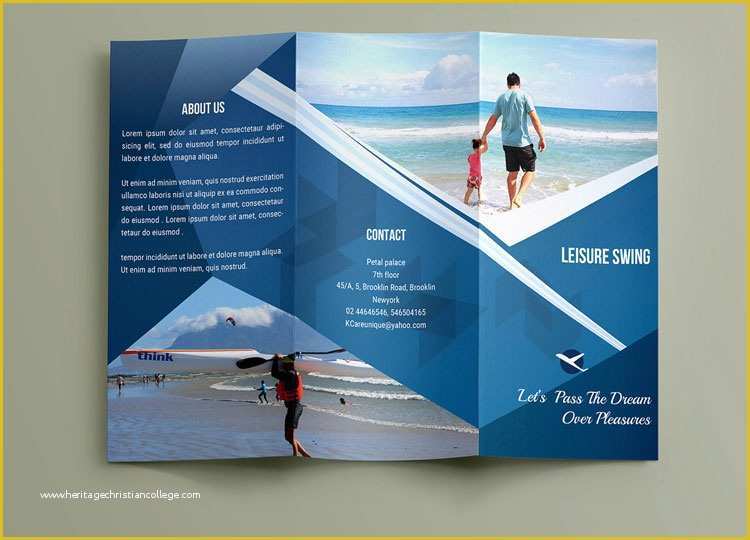 8.5 X 11 Flyer Template Free Of 18 Best Travel & tourism Brochure Design Templates Page