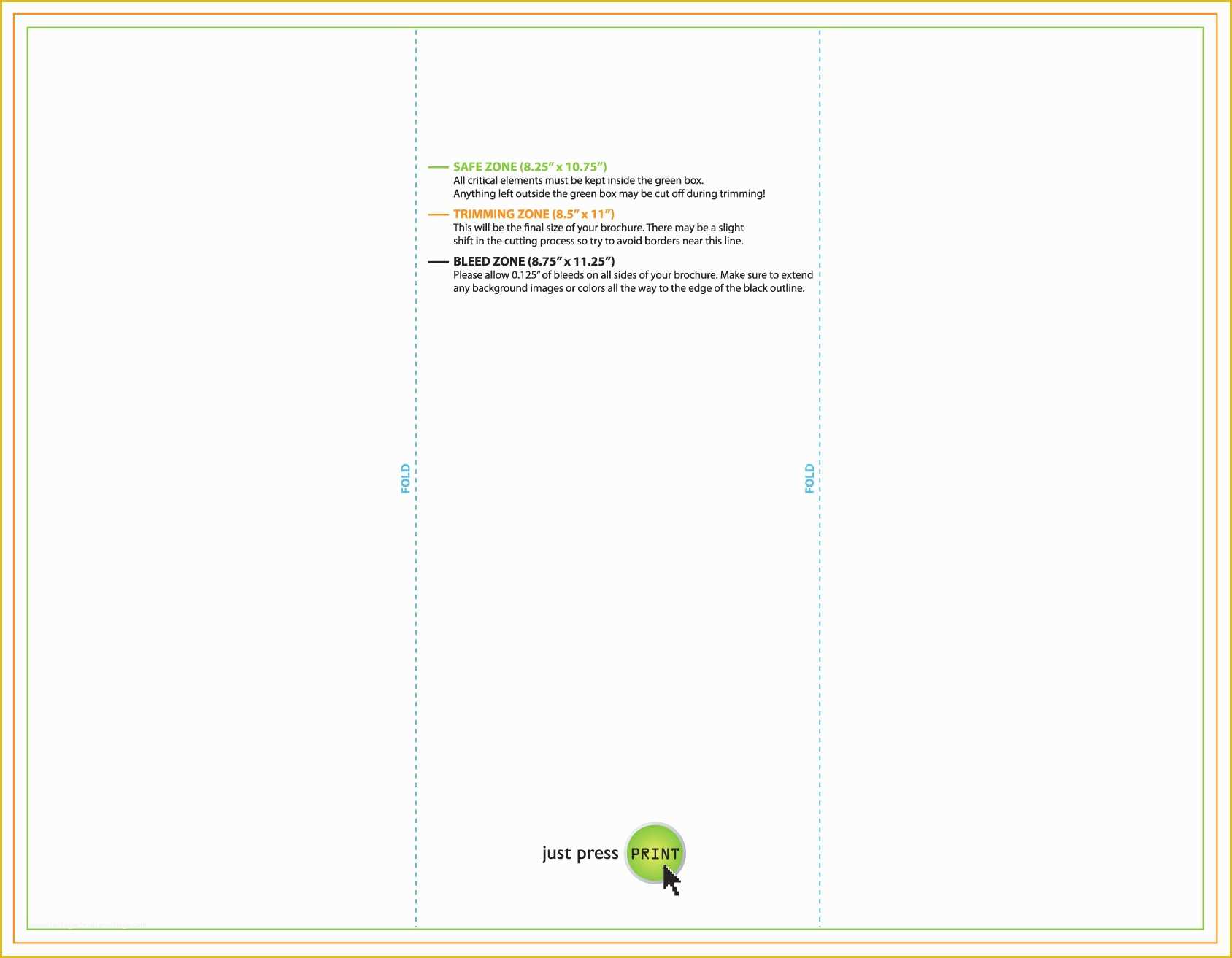 8.5 X 11 Flyer Template Free Of Brochure Printing Print Brochures & Impress Clients Just