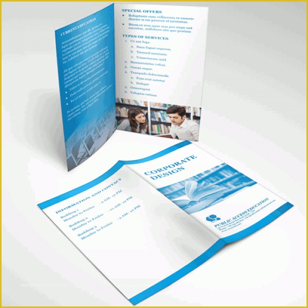 8.5 X 11 Flyer Template Free Of Half Fold Brochures &amp; Menu Printing