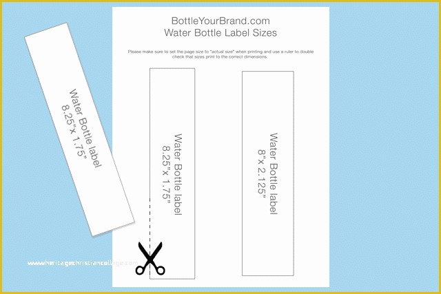 8 Oz Water Bottle Label Template Free Of How To Choose The Correct 