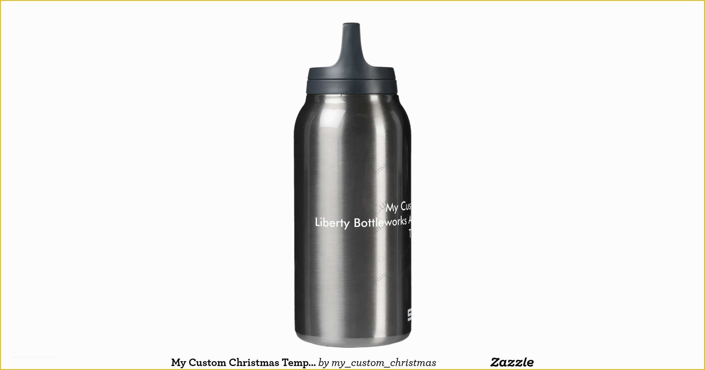 8 Oz Water Bottle Label Template Free Of My Custom Christmas Template 10 Oz Insulated Sigg thermos