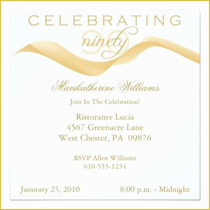 90th Birthday Party Invitations Templates Free Of 1292 Best 90th Birthday Invitations Images On Pinterest