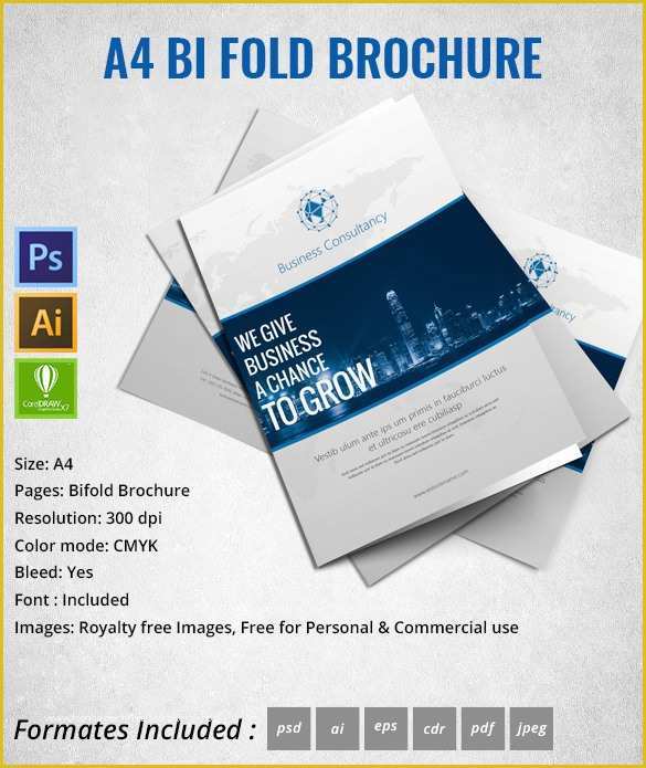A4 Size Brochure Templates Psd Free Download Of 17 Awsome Brochure Sizes and Psd Design Examples