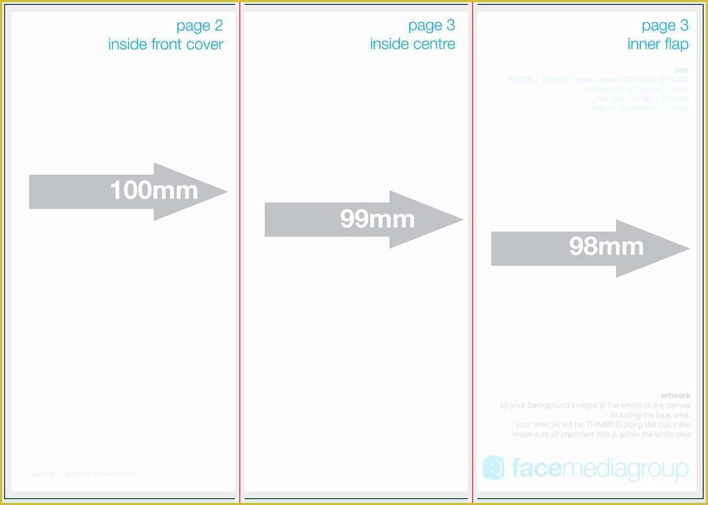 A4 Size Brochure Templates Psd Free Download Of 6 Page Dl Leaflet Roll Fold Inside Edge Aka A4 Trifo